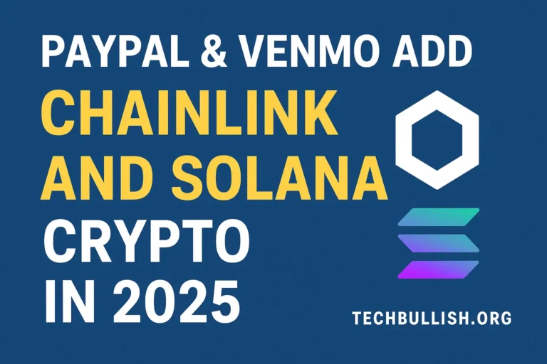 paypal venmo add chainlink solana crypto